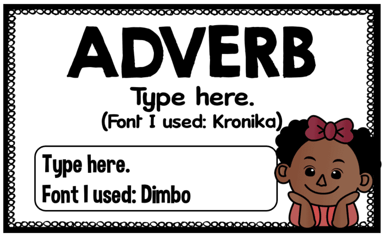 adverb poster