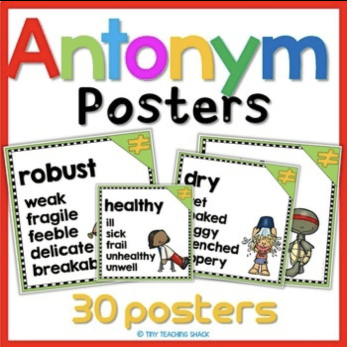 antonym posters