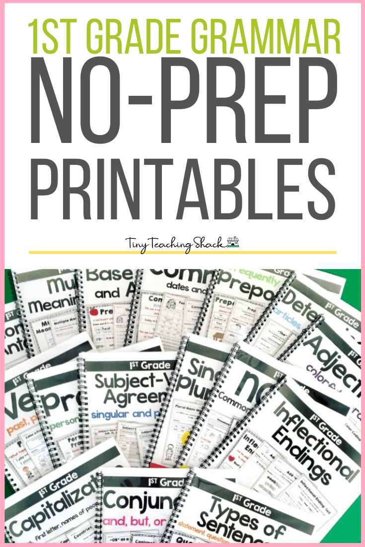 1st Grade Common Core No-Prep Printables