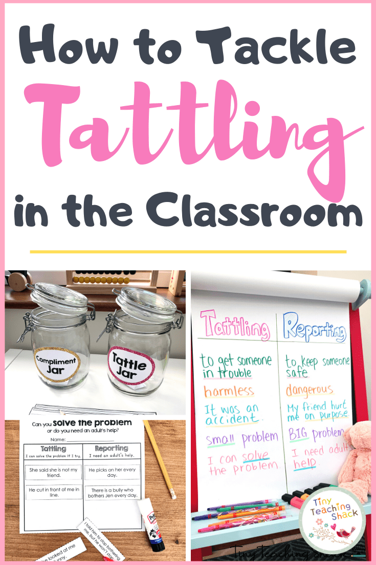 how to tackle tattling in the classroom