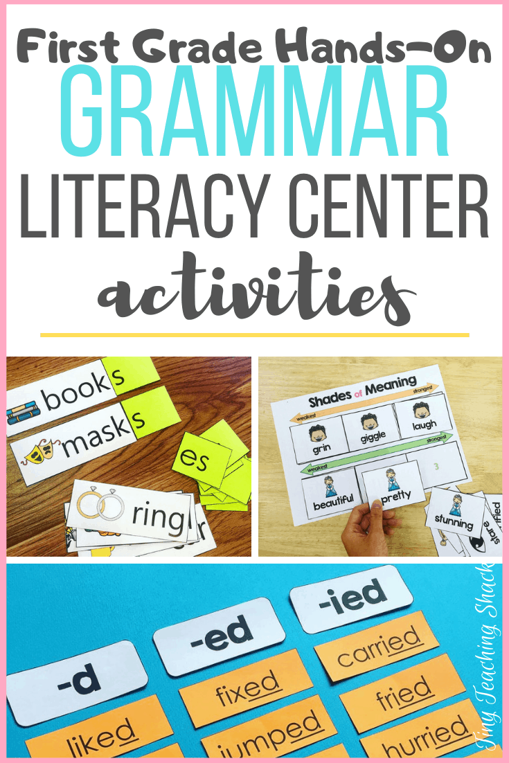 esol grammar literacy center activities