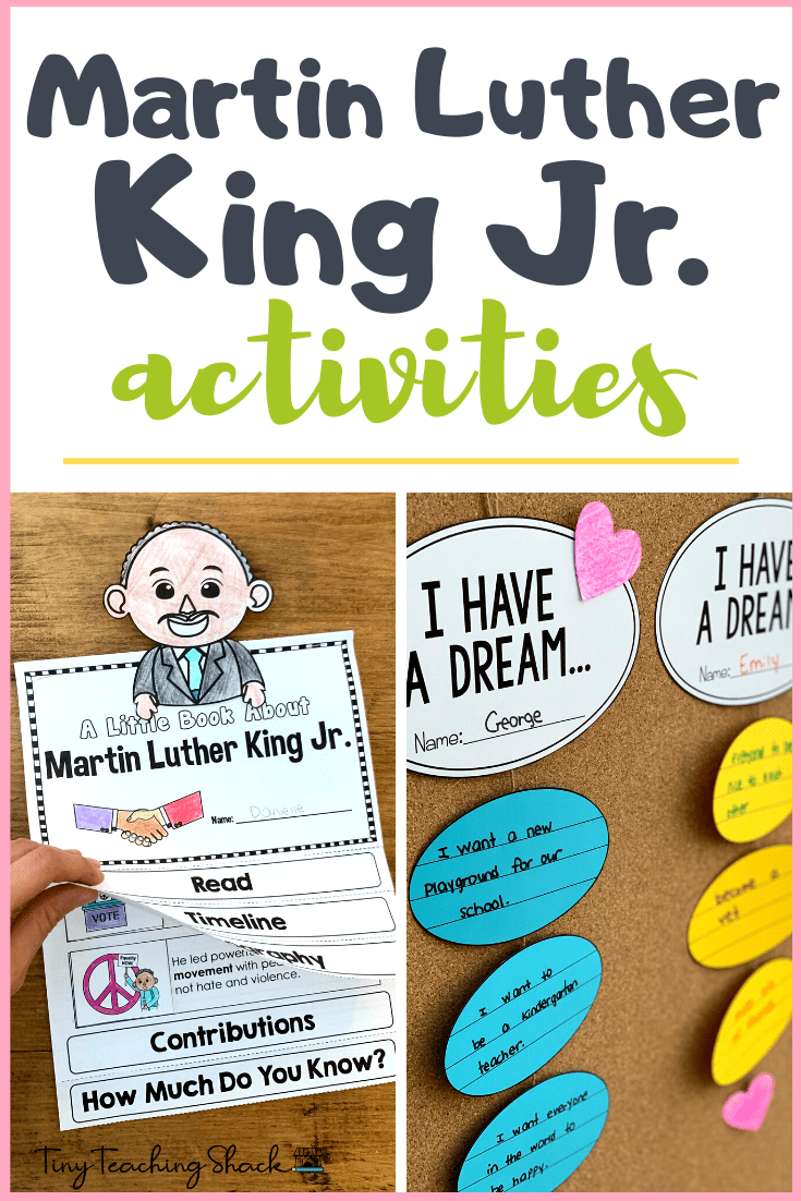 Martin Luther King Jr Activity & Resources for 1st Grade Students