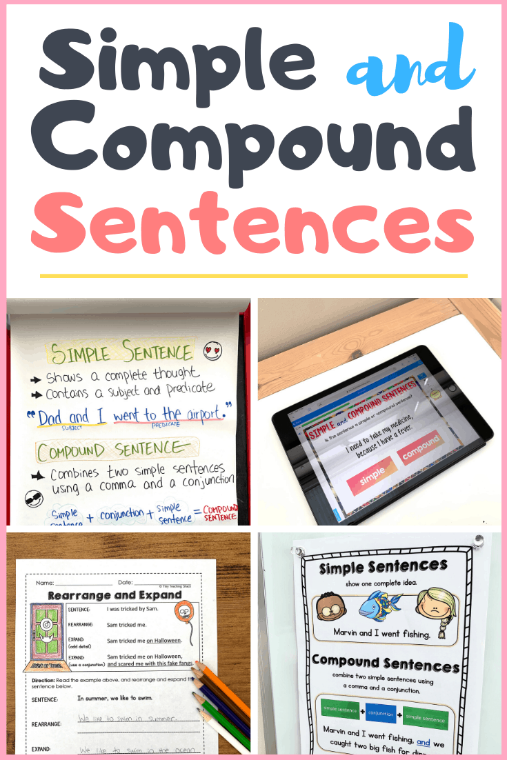 compound sentence anchor chart