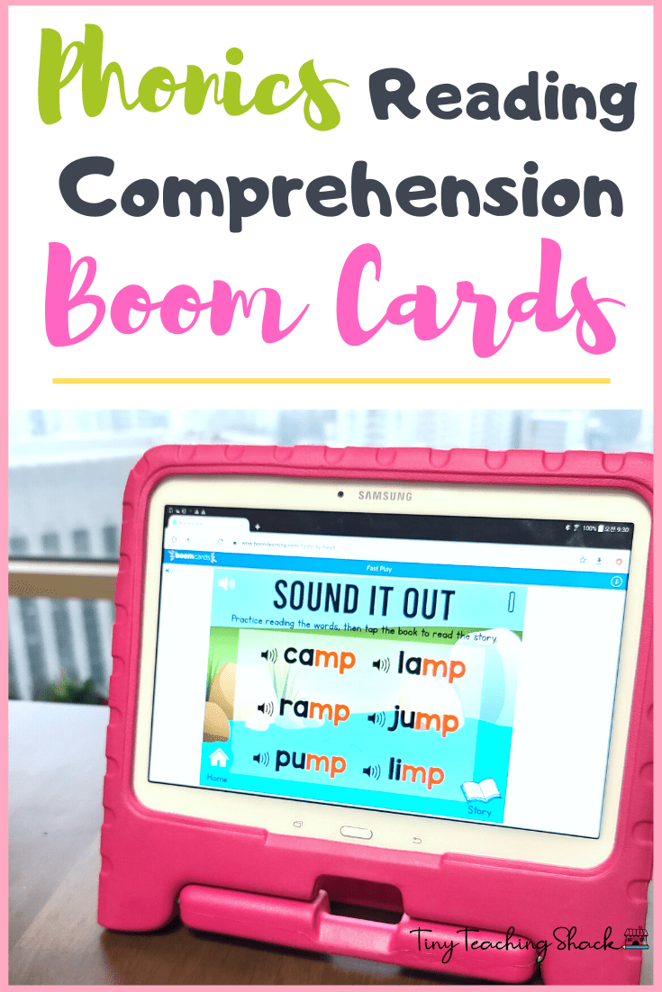 phonics boom cards on ipad