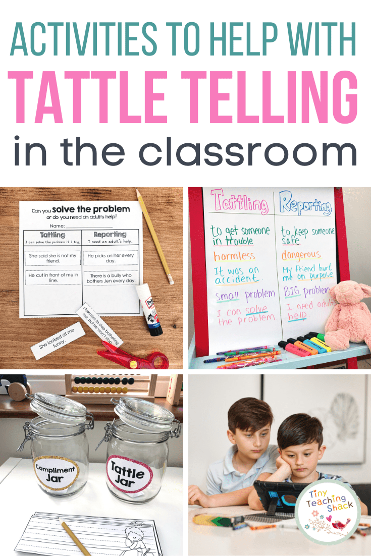 activites to help with tattle telling