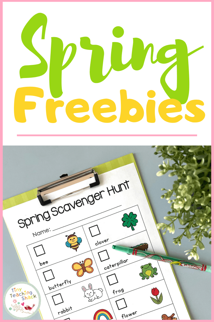 spring free printables and activities