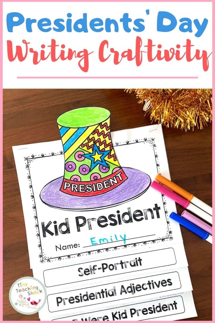 If I Were President Writing Craftivity and Printables
