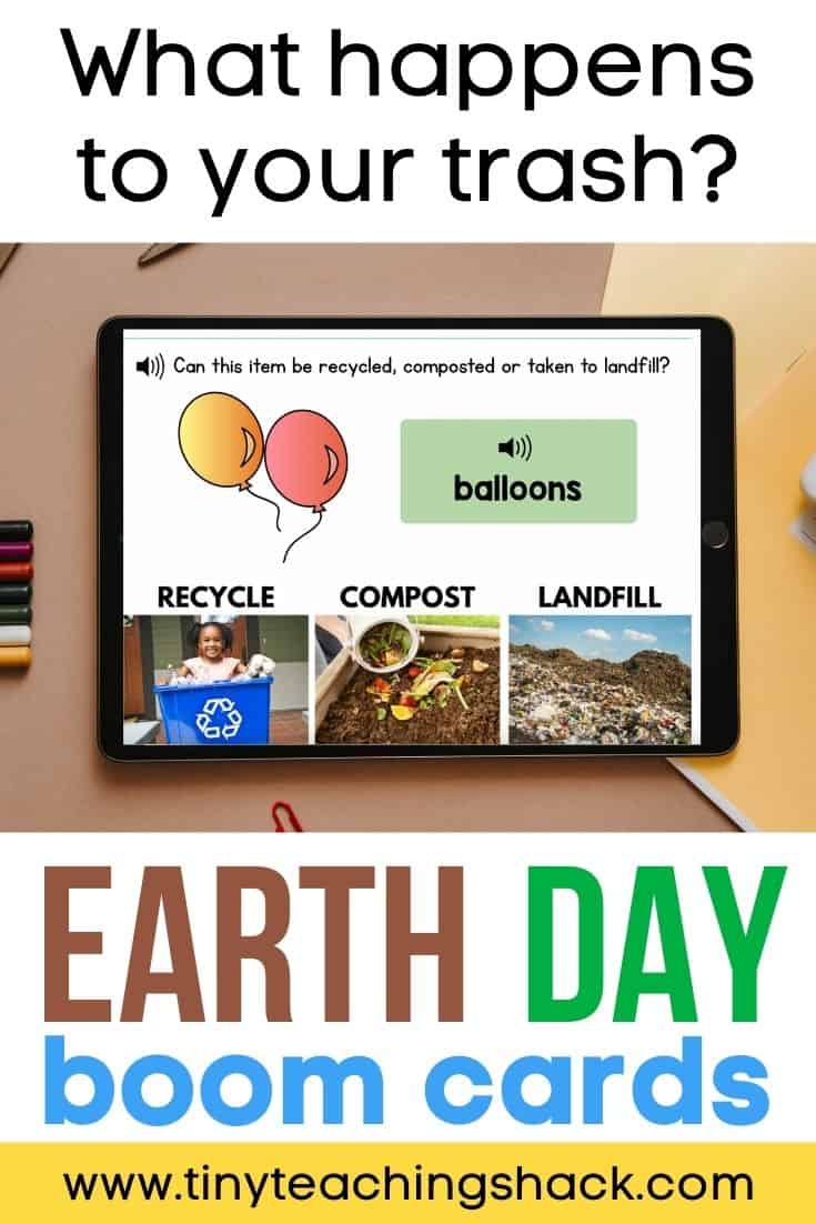 Earth Day recycling, compost, landfill