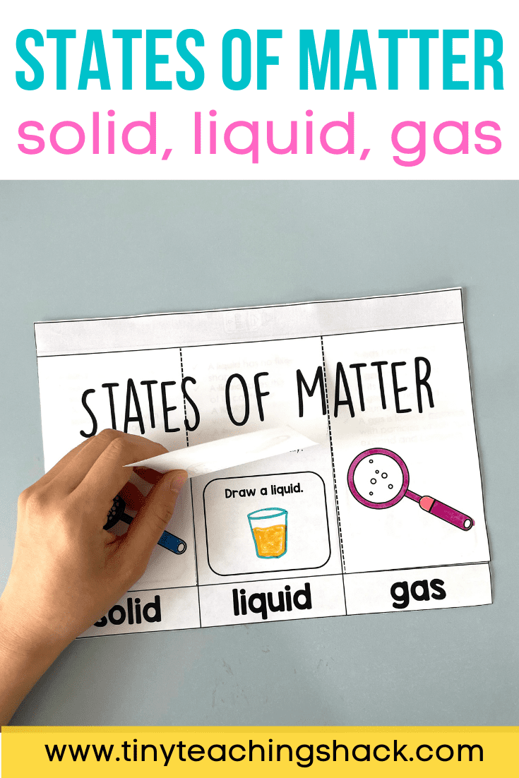 states of matter flip book