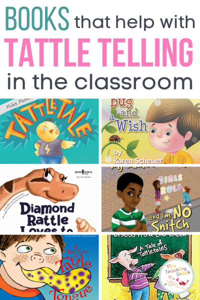 pictures books to help deal with tattling in the classroom
