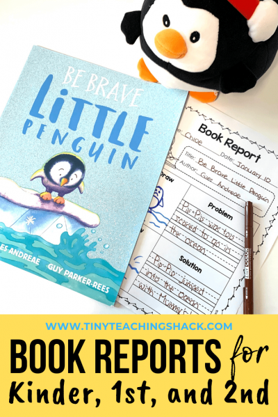 book reports for first grade, second grade, and kindergarten
