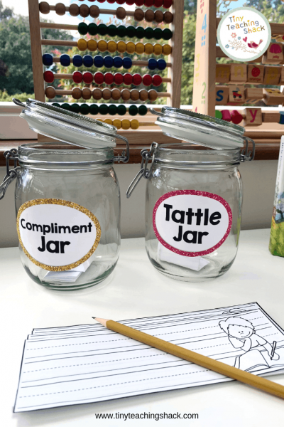 tattling and compliment jar