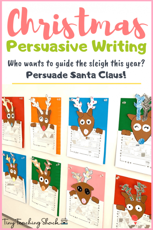 Christmas persuasive letter writing