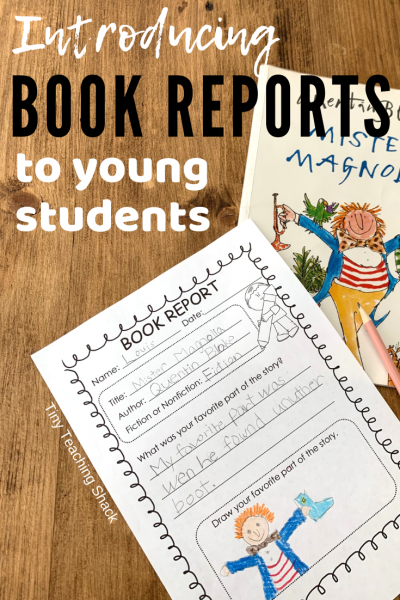 book reports for first graders